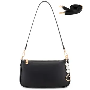 Travistar Shoulder Bag for Women Small - Vegan Leather Crossbody Bags Handbags Hobo Cute Clutch Purses Satchel with 3 Straps