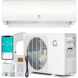 11500 BTU Mini Split AC & Heat Pump, Smartphone Control, 230V Efficient, Complete Installation Kit for Your Home