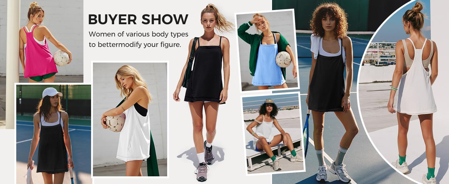 Fisoew Womens Workout Tank Tops Racerback Square Neck Tunics Loose Sleeveless Spaghetti Strap Athletic Shirts SummerVibes