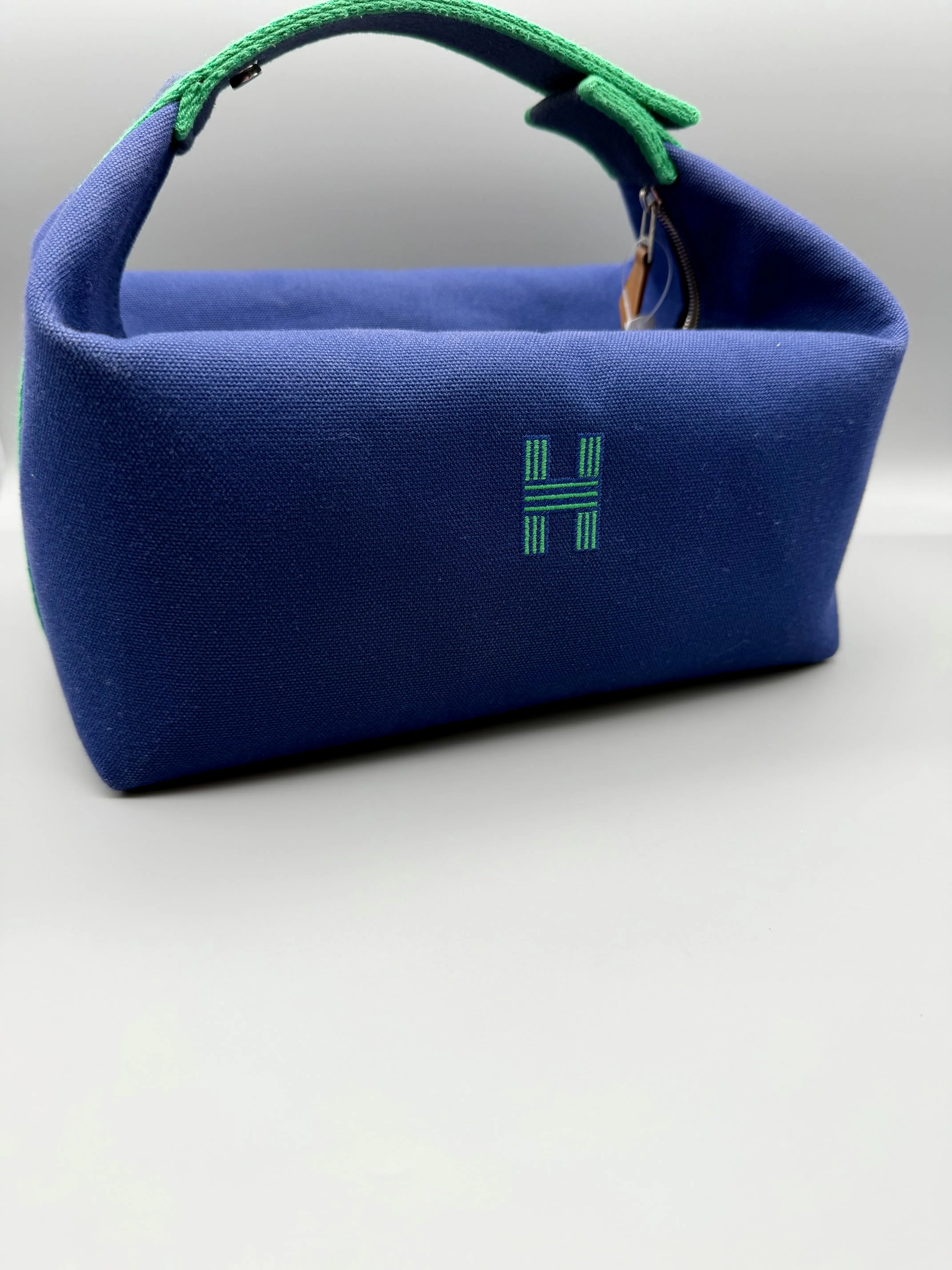 Pre-owned HERMÈS Canvas Toiletry bags Hermes Bride A Brac GM Toiletry Bag