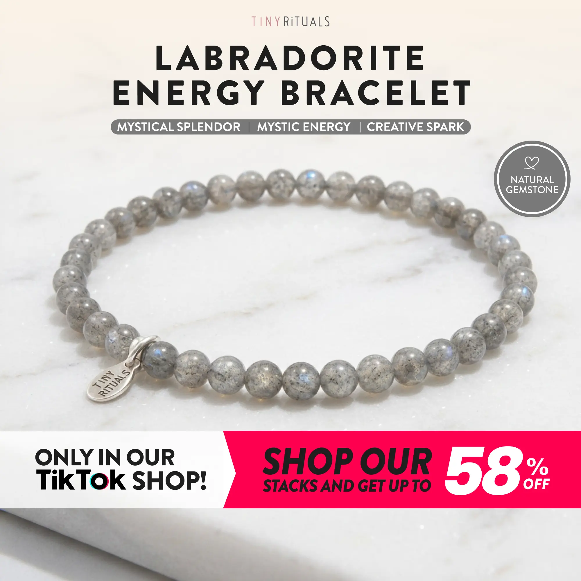 TINY RiTUALS Labradorite Energy Bracelet Braclets