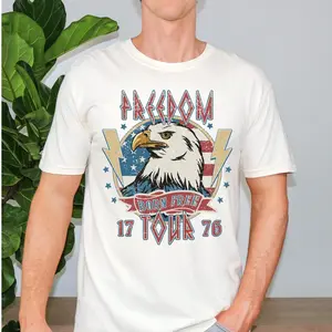 Free Bird Tshirt, Independence Day TShirt, Eagle Shirt, Retro Music Tee, Free Bird America,Vintage USA t-shirt