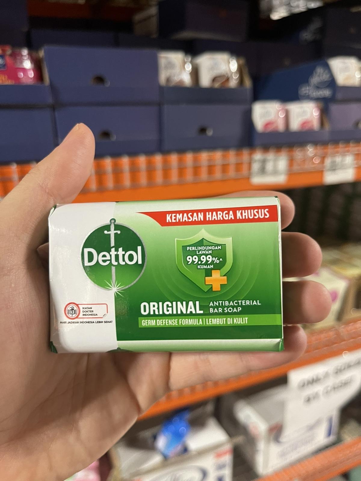 Dettol Original Antibacterial Soap 100g (Pack of 6), for Personal Care and Nail Care - Comfort Body Care Body Wash Skin Repair Daily Cleansing