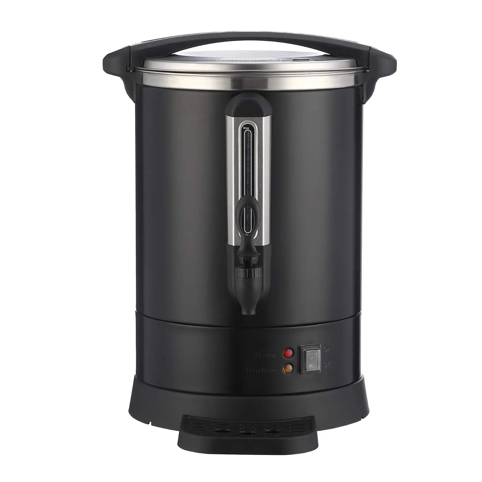 14L Stainless Steel Electric Percolator Coffee Urn - Commercial Coffee Equipment, Large Hot Beverage Dispenser for Catering Use, Multi-Function Water Boiler & Tea/Hot Chocolate Maker