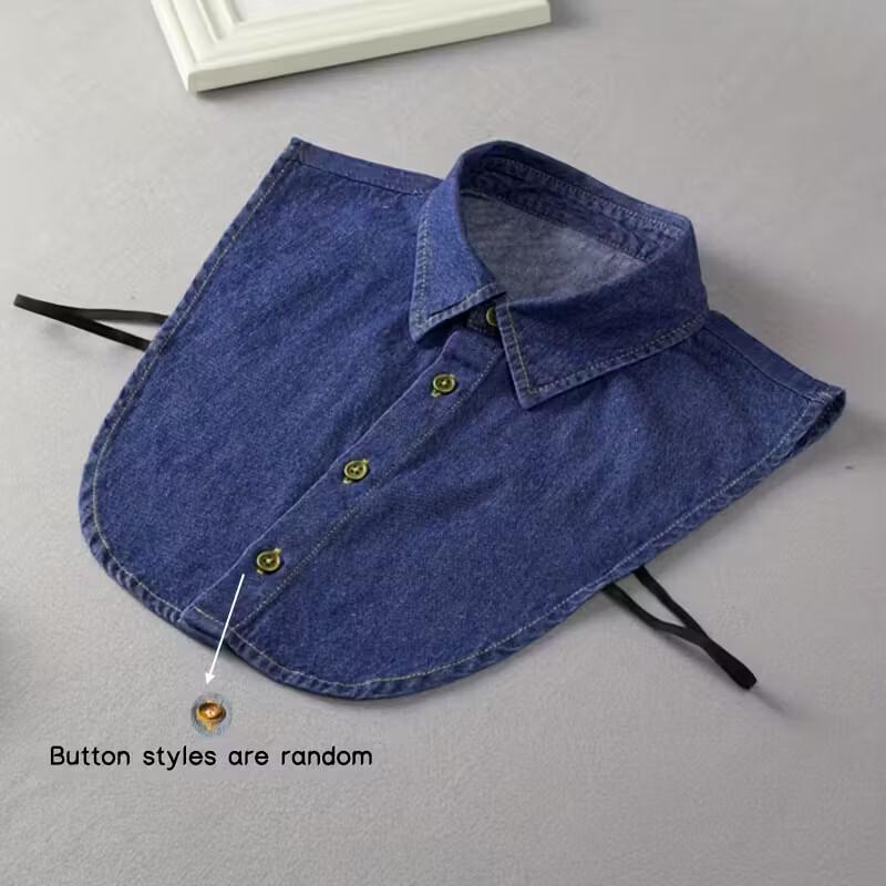 Fake Collar Shirt Collar for Blouses & Sweaters Structured Collar Piece to Turn Tops into Dresses One Size Fits 85-140 catties Practical Accessorize