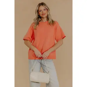 Sweet Spring Knit Sweater in Coral