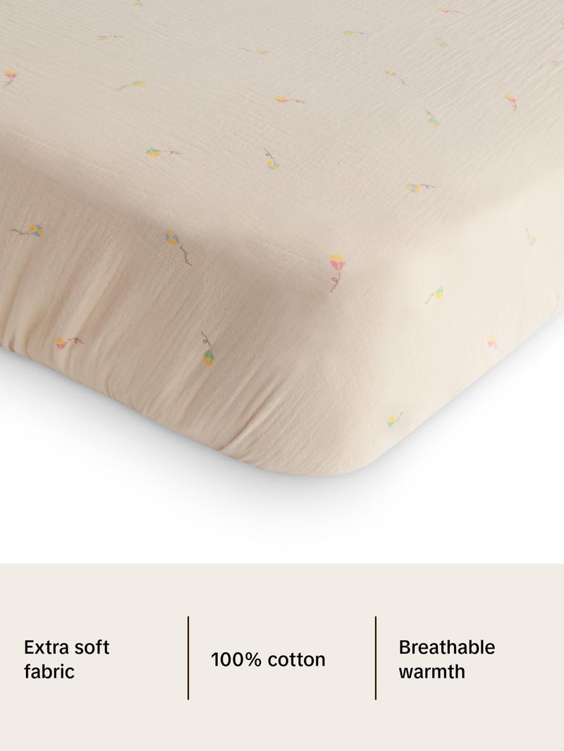 Extra Soft Muslin Crib Sheet