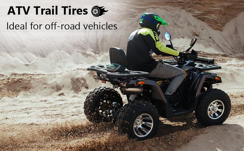 GARVEE 2 Pack ATV UTV AT Mud & Trail Tires 26x12-12 6PR Professional Terrain Off-Road Tires for Enhanced Performance and Durability