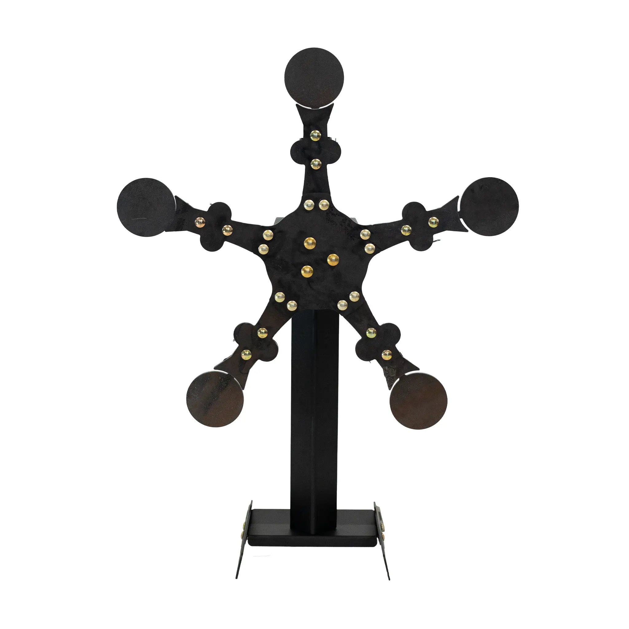 1/4" AR500 Rimfire Texas Star – 5 or 10 Paddle Reactive Target