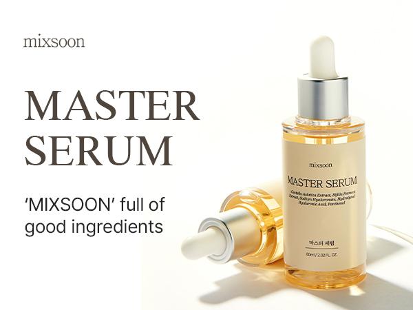 [mixsoon Official Shop] Master Serum 2.02 fl.oz / 60ml - Moisturizing Facial Serum Centella Panthenol for Sensitive Skin, Korean Skin Care