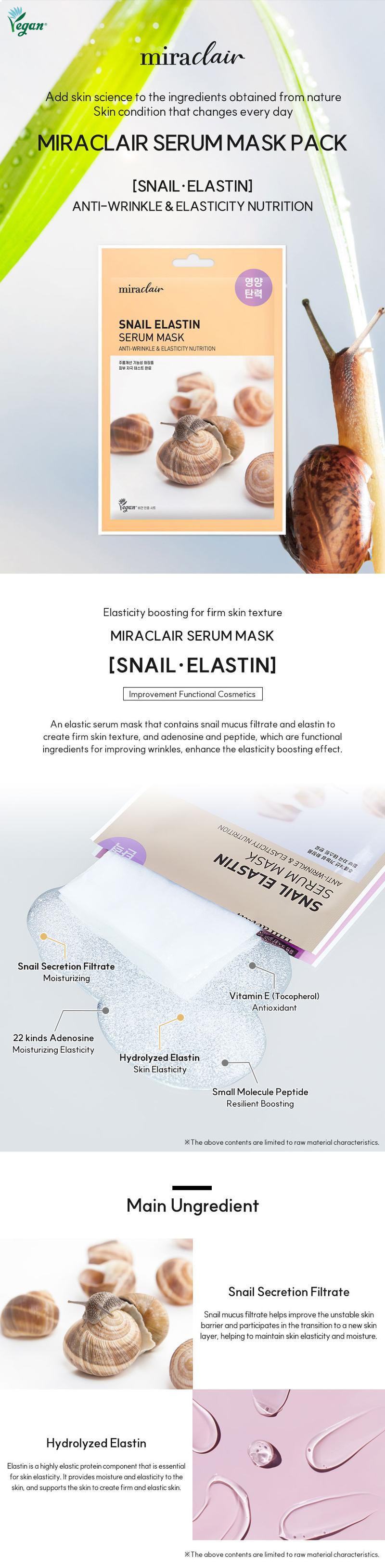 miraclair Serum Mask Pack 10 Sheets | 10 Piece Vegan Sheet Mask Set for Daily Hydration, Nourishment, & Targeted Skin Concerns with Deep-Fit Viscose Rayon Mask Sheets