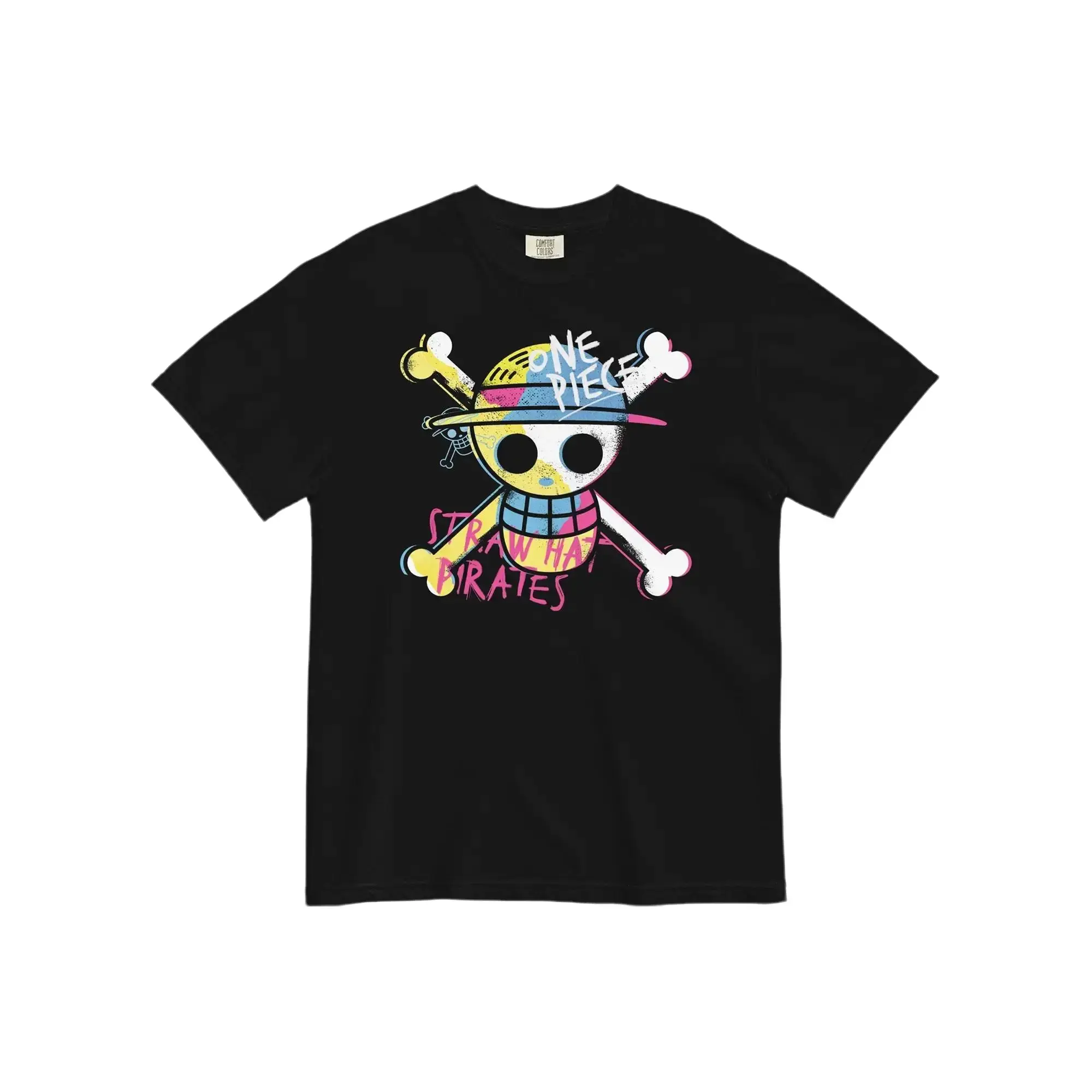 Netflix One Piece Straw Hat Pirates T-Shirt – Comfort Colors Vintage Graphic Tee Unisex Couple T-shirts S 4XL 5XL Kove Clothing