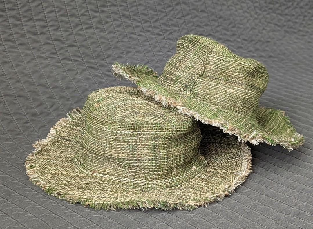 Sun Hat - Natural Hemp Adult Sun Hat Baby Bucket Hat - Hippie Hemp Sun Hat hemp handmade gift unisex adults Stylish Handmade beach Hat For Vacation