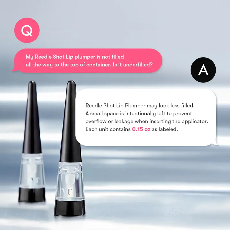 [VT COSMETICS] #1 viral Reedle Shot Lip Plumper Gloss with Liquid Microneedling, Jojoba & Moisture Care | Plump Lips, Hydrating, Glossy Lips, Colored Lip Care & Lip Volume | Beginner, Expert, Dry Lips | Korean Skincare Lip Plumper