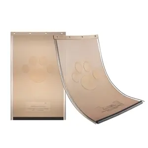 Pet Door Replacement Flap 5.25" x 8.13" Inches, Universal Fit for Most Pet Doors, Weatherproof Durable Replacement Panel, Clear Semi-Transparent PVC Construction, Easy Installation, Secure Door Seal, Fits Standard Openings