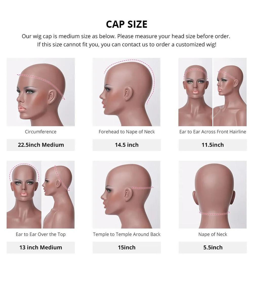 Mamushow 200% Density #4 Chocolate Brown & #1 Jet Black 13x6 Body Wave Full Lace Frontal Human Hair Wigs Wavy Natural Appearance Substantial Comfortable Fit