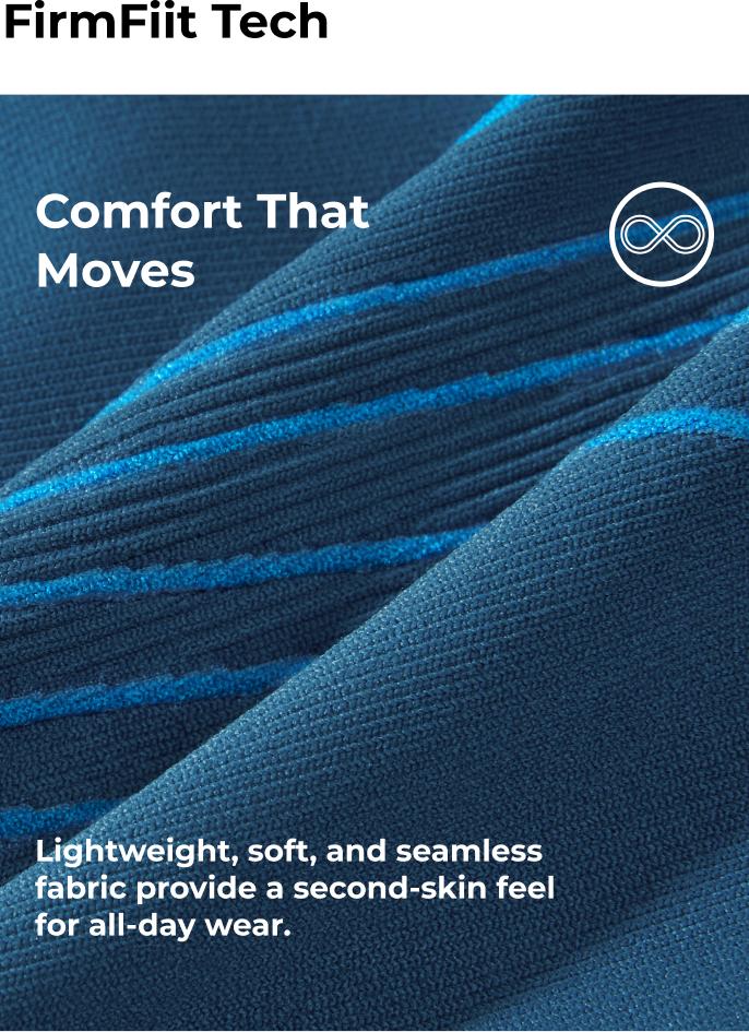 Fanka FirmFiit Seamless 8" Biker Shorts for Women High-Waisted Compression Shorts with Side Stripes