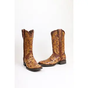 Men's Fully Hand-Tooled Boots
