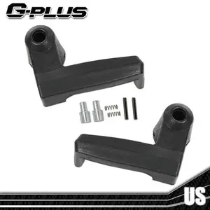 2pcs Automotive Vent Window Handle Lock Latch, Black, Compatible with 1980-1996 Ford Truck Bronco