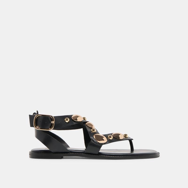 Dolce Vita JAYDE SANDALS BLACK LEATHER