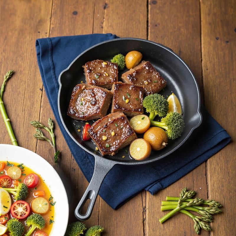 3pcs Cast Iron Cookware Set Heavy Duty Non Stick Pan Multi Functional Frying Pan Skillet And Baking Dish Suitable For Kitchen Outdoor Use Perfect For Cooking Steak Chicken 3pcs Cast Iron Cookware Set Heavy Duty Non Stick Pan Multi Functional Frying Pan Skillet And Baking Dish Suitable For Kitchen Outdoor Use Perfect For Cooking Steak Chicken