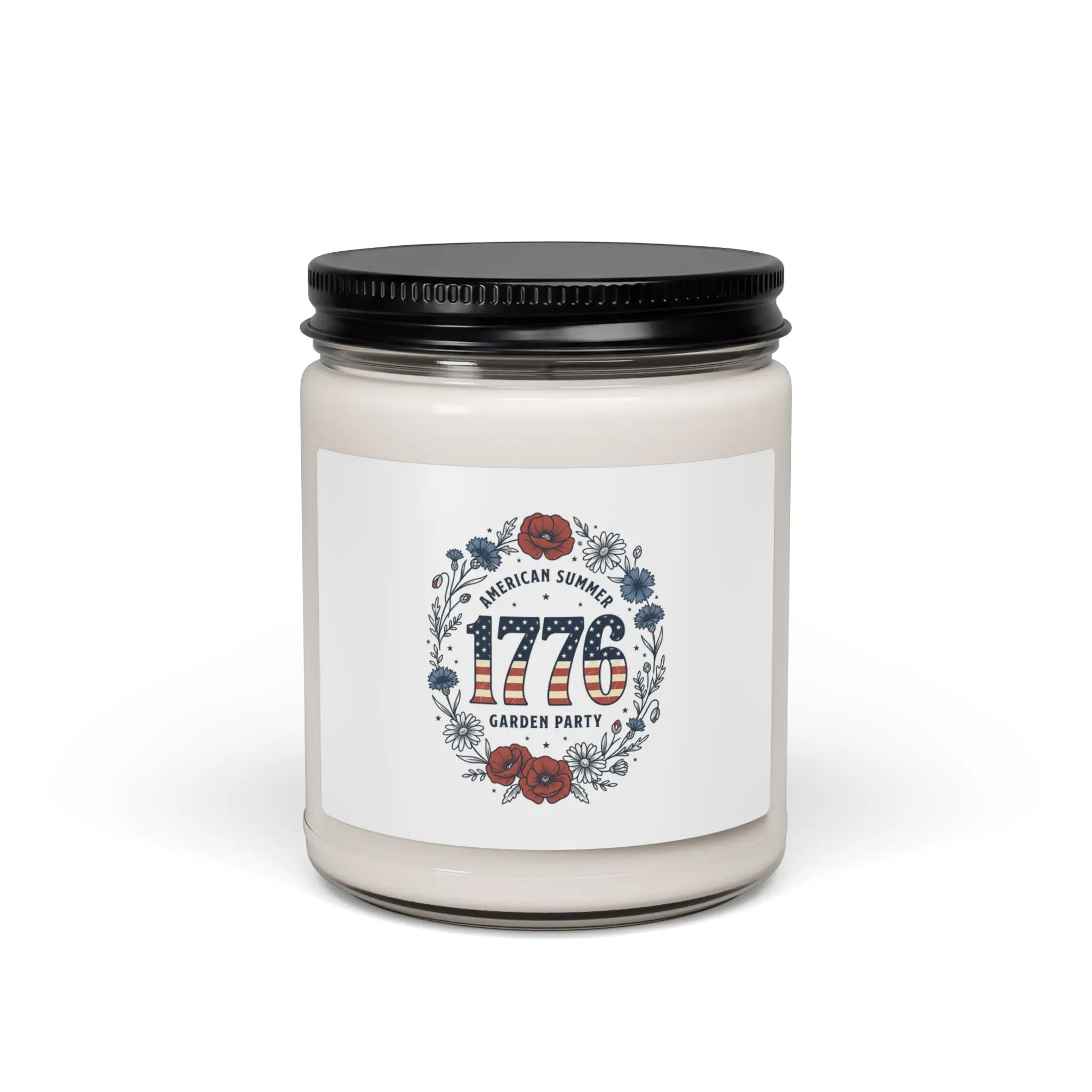 1776 Vintage Americana Candle | 4th of July Patriotic Floral