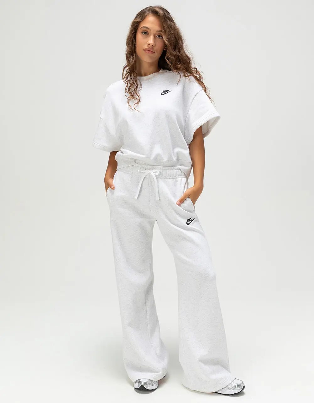 NIKE Sportswear Club Fleece Womens Wide Leg Pants