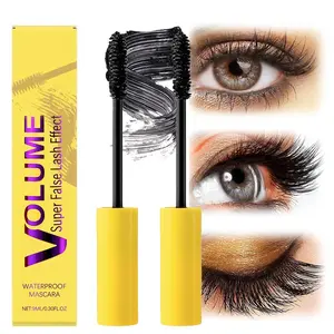 Long-Lasting Waterproof Mascara,Lengthening&Volumizing Formula for Bold, Separated Lashes, Bubble Lash Mascara, Black 9ml
