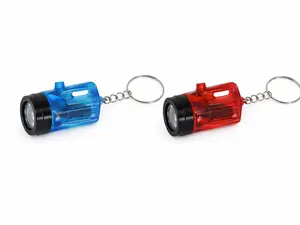 Mini LED Flashlight Keychain Set 1.5 in Pocket Lights with Key Rings 2-Pack Random Colors Compact Durable for Everyday Use Lightweight Plastic Body Bright LED Bulbs Durable Plastic Casings Assorted Translucent Colors
