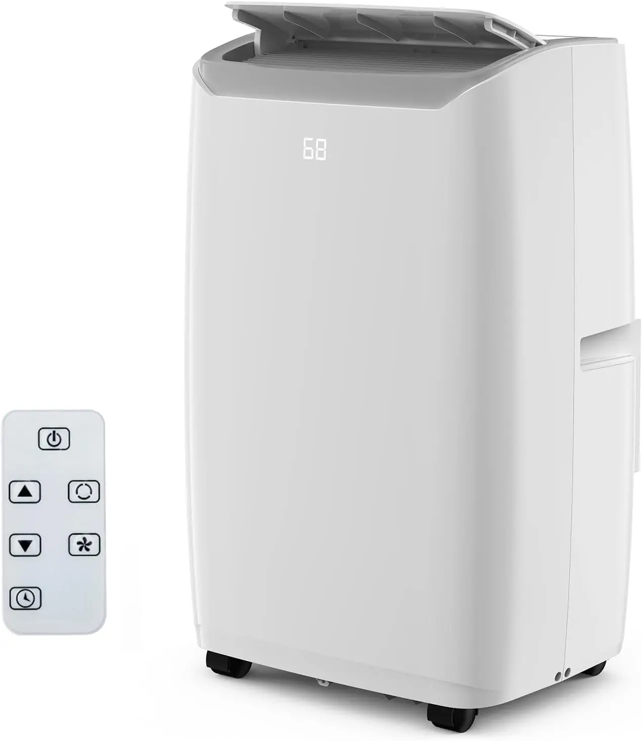 Garvee 12000Btu Portable Air Conditioner with Cooling/Dehumidify/Fan Mode Cools up to 550 Sq.Ft, 3 in-1 Quiet Portable AC Unit 3 Speed, Auto Swing, 24H Timer for Large Room