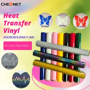 CHEONET HTV Kit --- 10 sheets 3D puff Heat Transfer Vinyl Bundle 25cmx30cm per Sheet  (9.8"*11.8"/sheet)