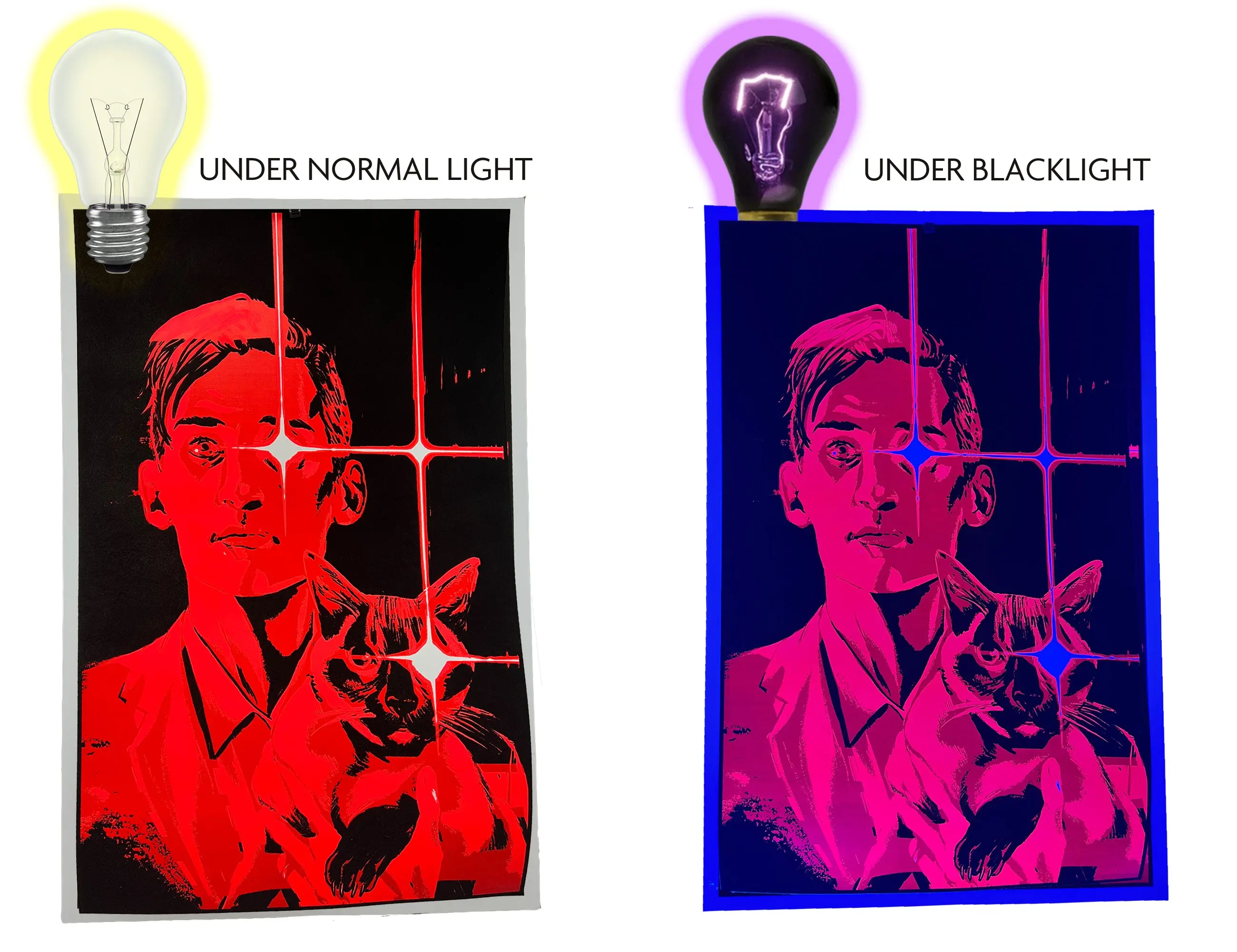 Spirit Phone Blacklight Poster Spirit Phone Blacklight Poster