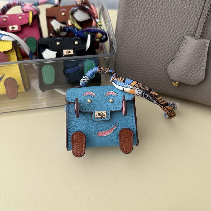Mini Tiny PU Leather Handbag Decoration Pendant Bag For Airpods 4 3 2 Pro 2 For Galaxy Buds 3 3Pro 2 2Pro/Buds FE Headphone Case