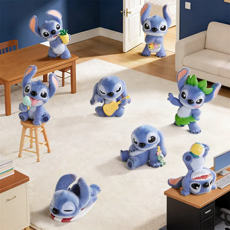 Disney Stitch Stay By Your Side Series Blind Box Figure Cute Room Office Collectible Desk Decor Toy Gift For Disney Fans Girls Boys#Summervibes