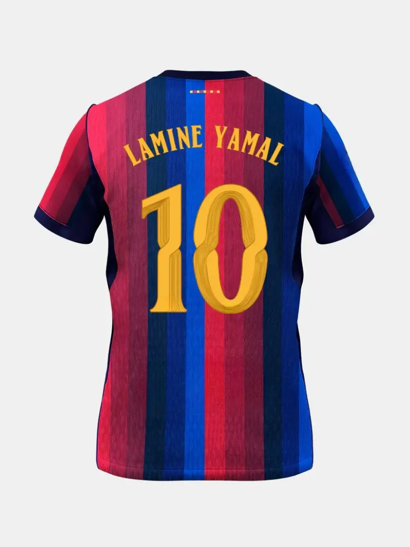 Unisex Collectible Sports Apparel Yamal 2026-2027 Home Player Jersey - Spain League