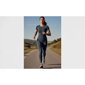 Women's Short Sleeve  Top - Quick Dry Fitted Yoga Shirt for Gym & Fitness