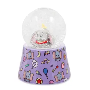 Disney Dumbo 3-Inch Mini Light-Up Snow Globe