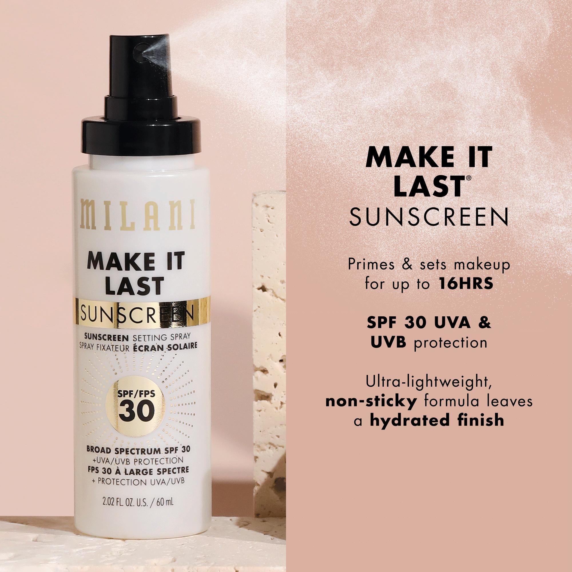 Make It Last Sunscreen - Sunscreen Setting Spray SPF 30