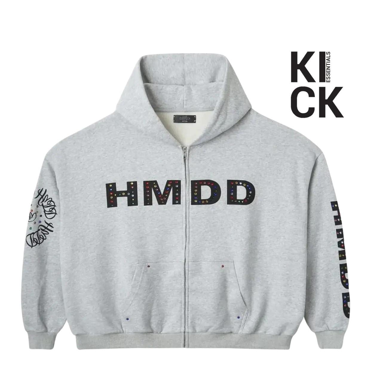 HMDDLA HOODIE 'ZIP UP CHIMSTONE'