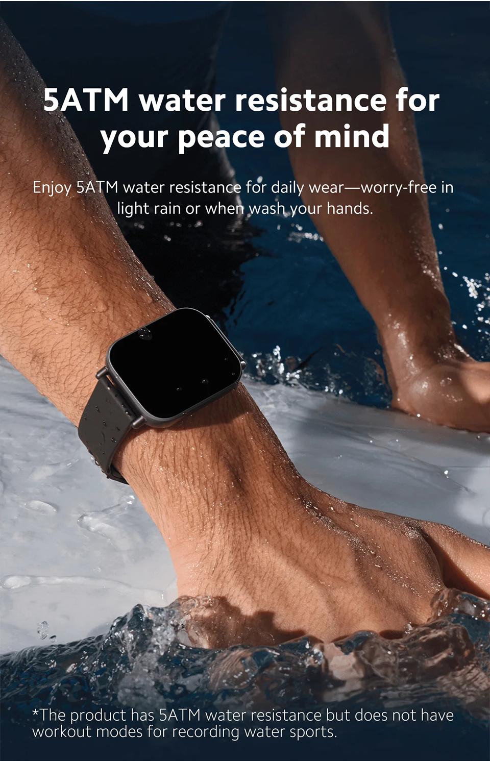 Xiaomi Redmi Watch 5 Active Smartwatch, 2.0" LCD Display, 18 Days of Battery Life, 140+ Sports Modes, 5ATM Waterproof, Bluetooth Calling Wearable Monitoring Resistance Smartphone Charging Screen Wristwatch