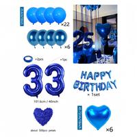 33th Birthday Balloon Set