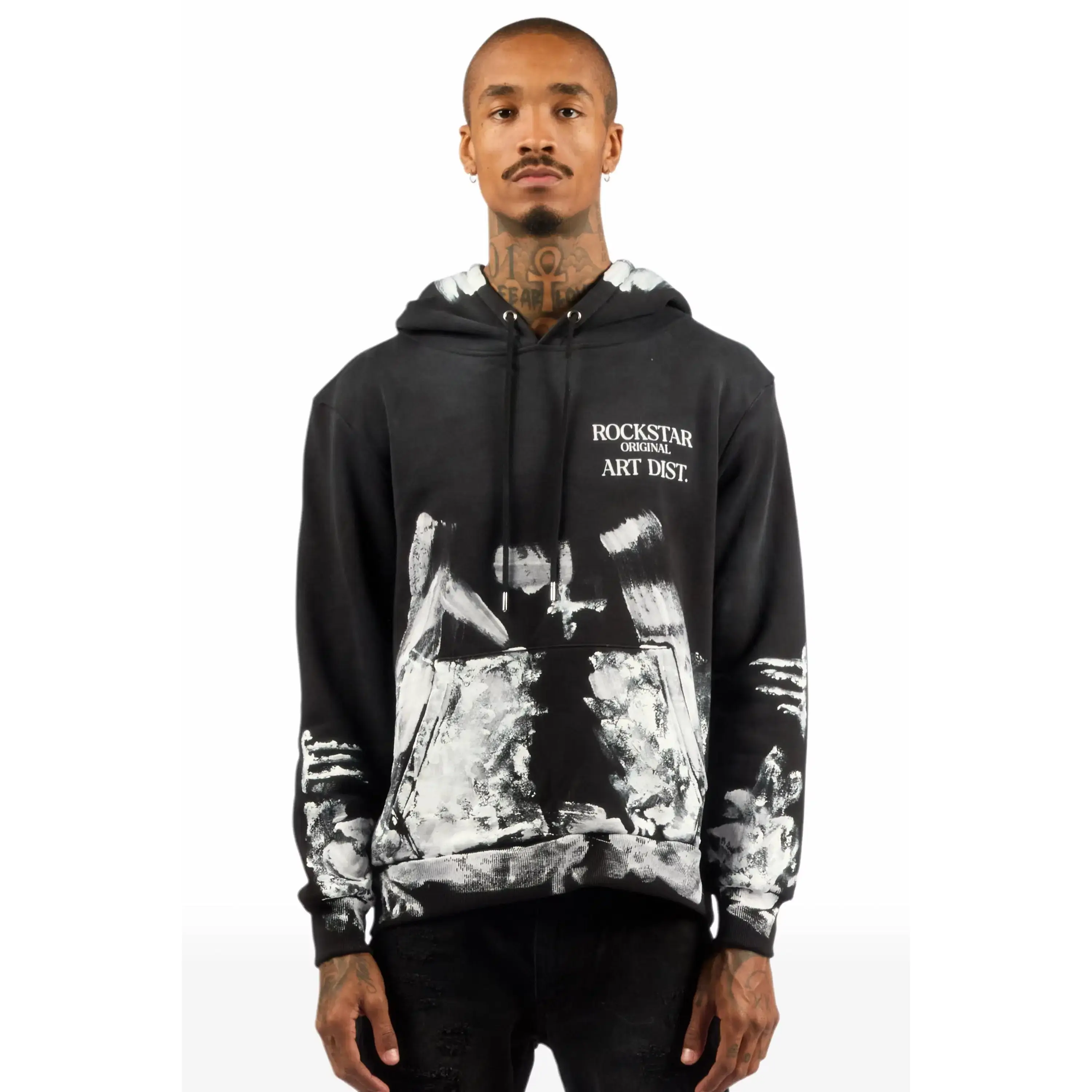 Filip Black Graphic Hoodie - TikTok Shop