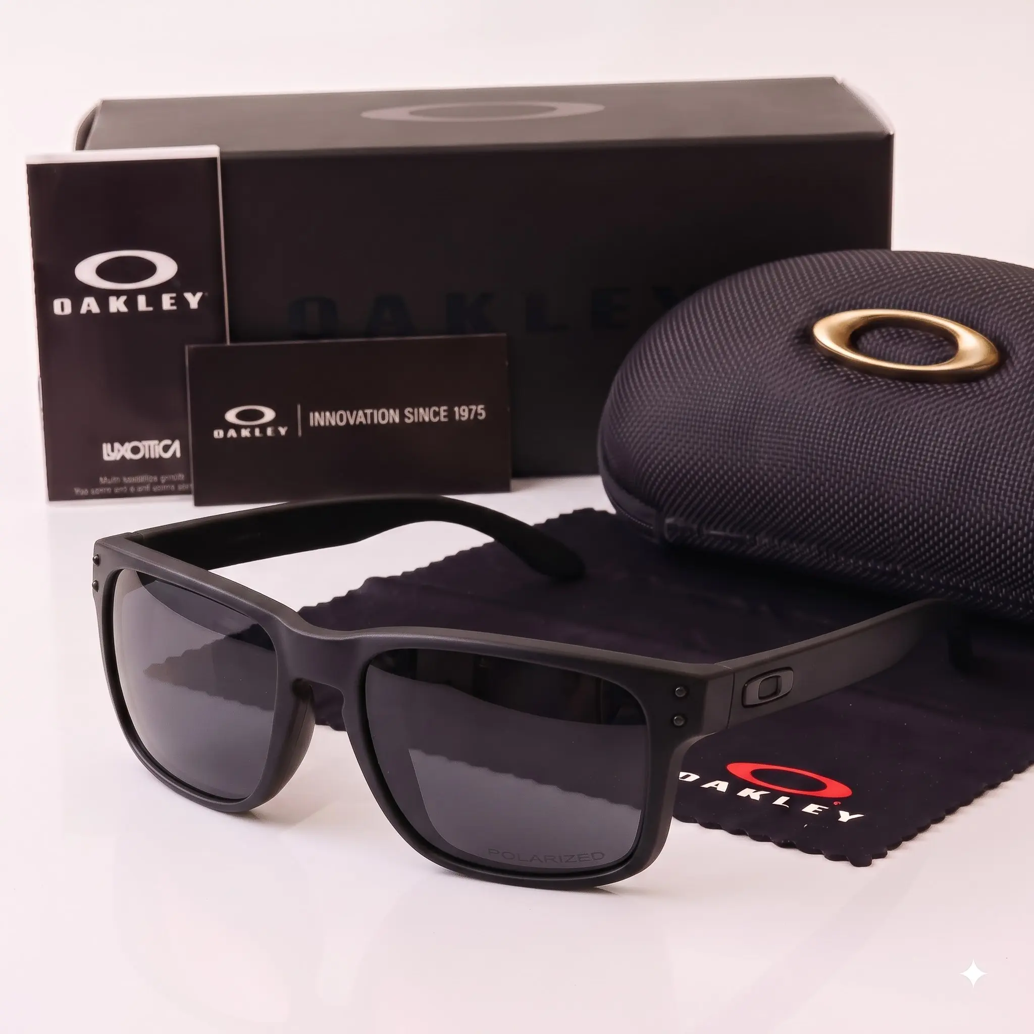 [Buy 2 get 1] Oakley Casual Sport Sunglasses Polarized Square Frame Fire Lens Driving Travel Fishing Shades