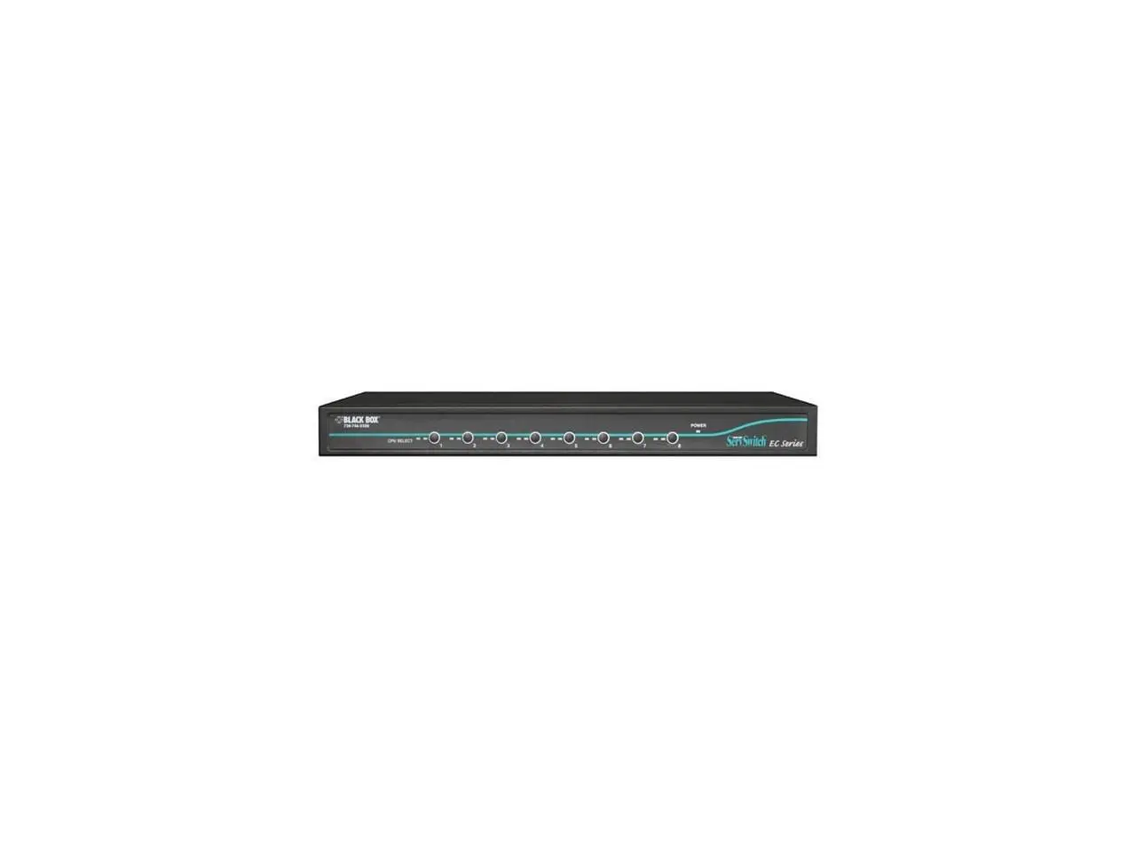 Black Box KV9208A Black Box ServSwitch EC KVM Switch - 8 x 4 - 8 x HD-15 Keyboard/Mouse/Video - 1U - Rack-mountable