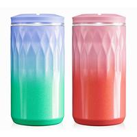 Green Purple + Red Pink