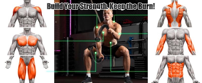 Weighted Cordless Battle Ropes 2PCS – New Upgrade Quiet Ropeless Training Rope Fitness Equipment for Home, Strength Training, HIIT Workouts, Full-Body Exercise, Indoor Gym Use, Noise-Free Portable Workout Gear Weighted Cordless Battle Ropes 2PCS – New Upgrade Quiet Ropeless Training Rope Fitness Equipment for Home, Strength Training, HIIT Workouts, Full-Body Exercise, Indoor Gym Use, Noise-Free Portable Workout Gear