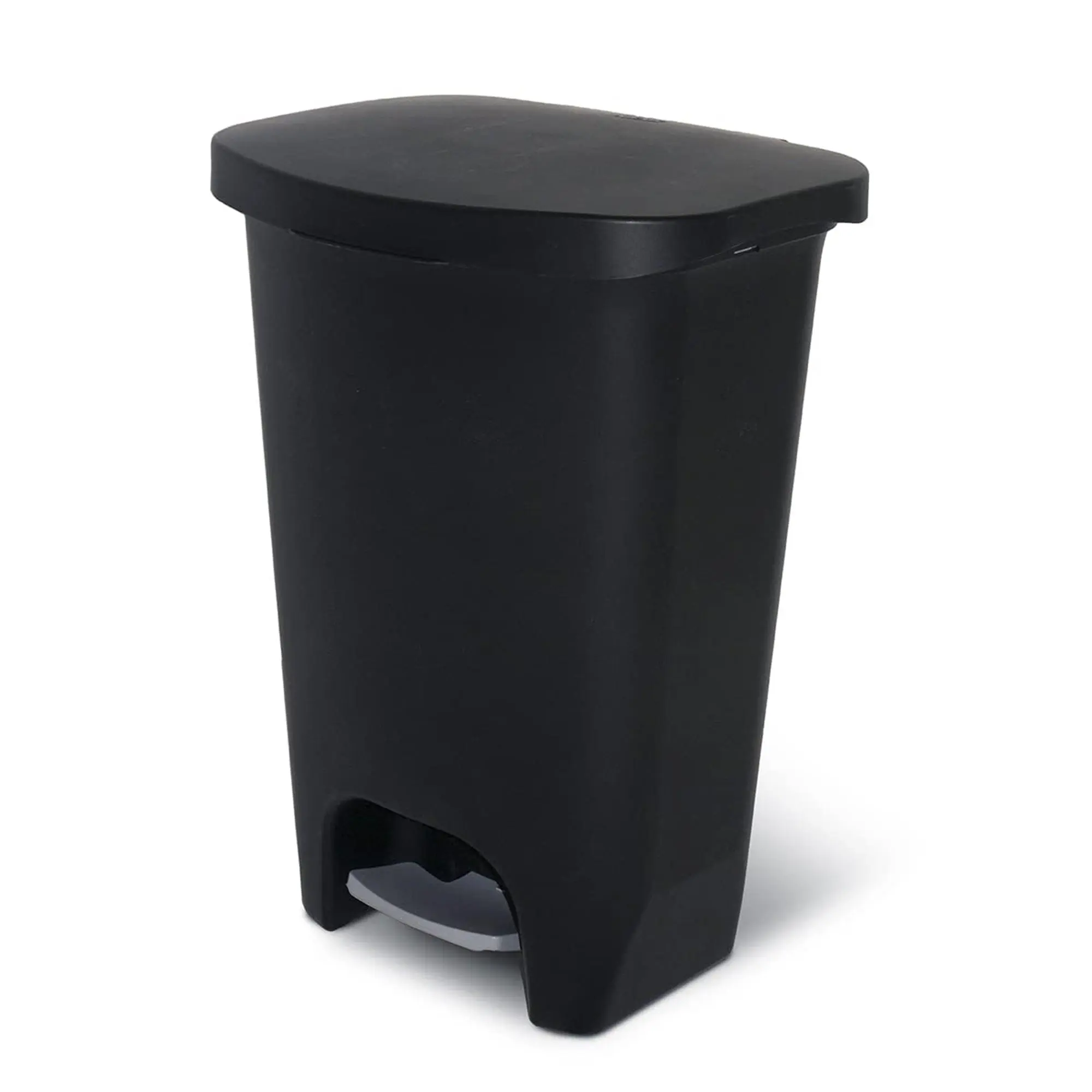 Glad Kitchen Trash Can with Lid, Foot Pedal and Garbage Bag Rings, 13 Gal, Black Glad Kitchen Trash Can with Lid, Foot Pedal and Garbage Bag Rings, 13 Gal, Black
