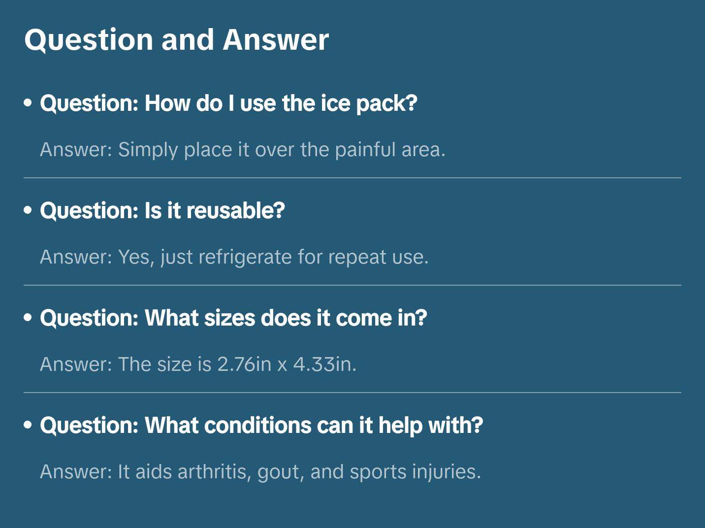 Cold Gel Ice Pack Cold Gel Ice Pack