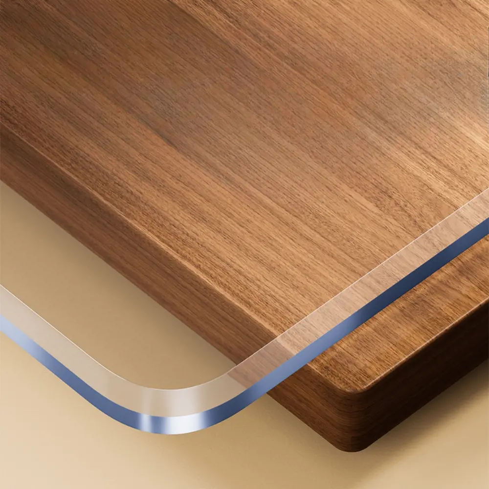[Ins blogger's same style] 1.5mm high definition wood grain transparent tablecloth, the texture of the original wood furniture is doubled, a must-have for taking photos and sharing home