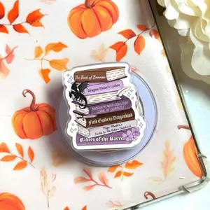 Book Stack MagSafe Phone Grip, Bookish Magnetic Phone Holder, Cute Reading Phone Stand, Gift for Book Lovers